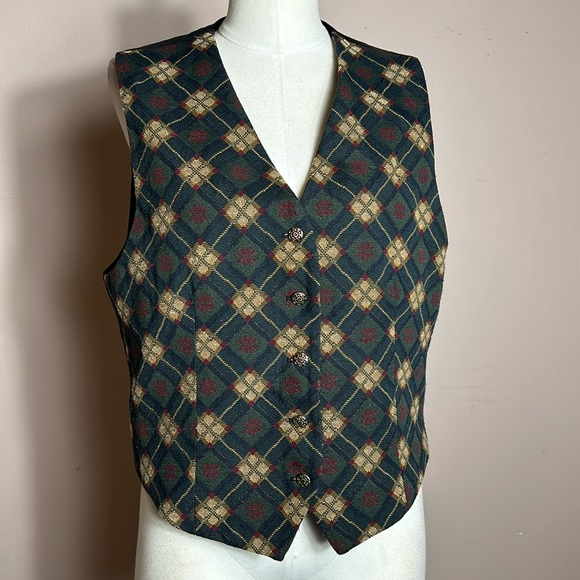 First Issue Tapestry Vest size Large vintage - Picture 1 of 11